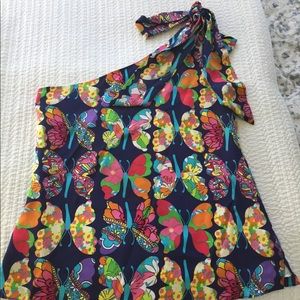 Lilly Pulitzer one shoulder top